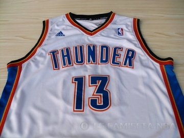 Camiseta Harden #13 Oklahoma City Thunder Blanco